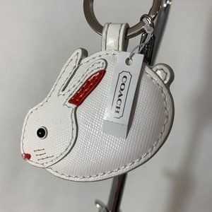COACH Bunny Rabbit Key Fob